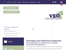 Tablet Screenshot of explosievenopsporing.nl